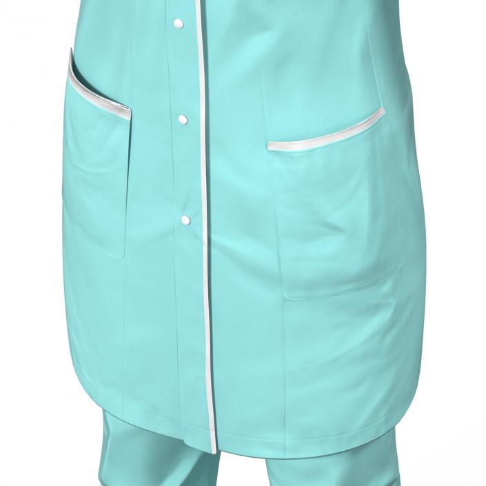 Female Surgeon Dress 2 3D