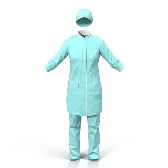 Female Surgeon Dress 3 3D