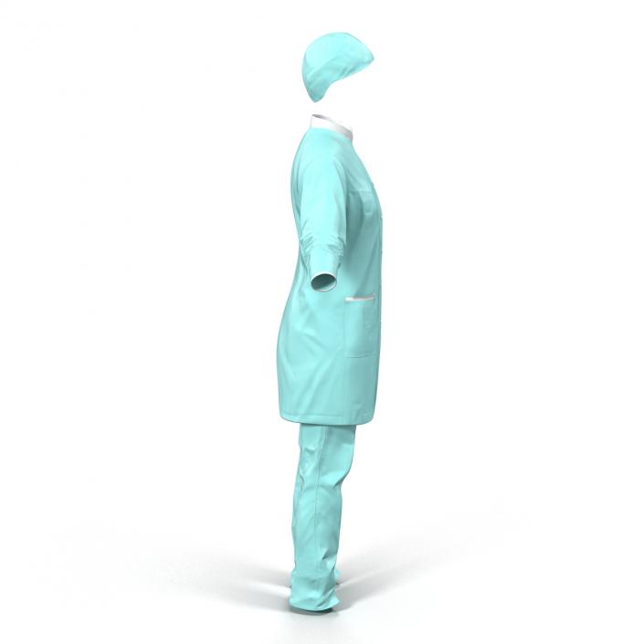 Female Surgeon Dress 3 3D