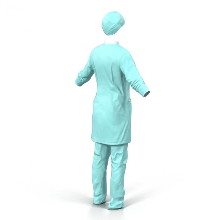 Female Surgeon Dress 3 3D