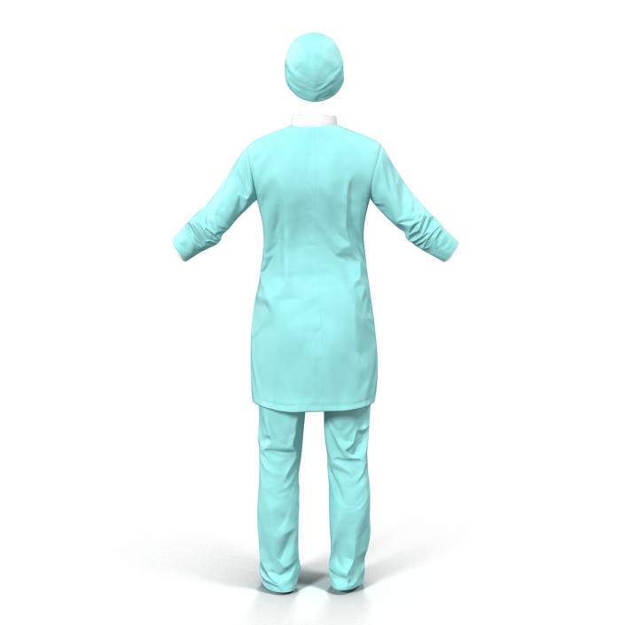 Female Surgeon Dress 3 3D