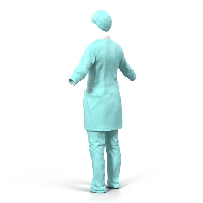 Female Surgeon Dress 3 3D