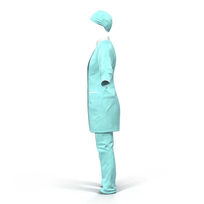 Female Surgeon Dress 3 3D