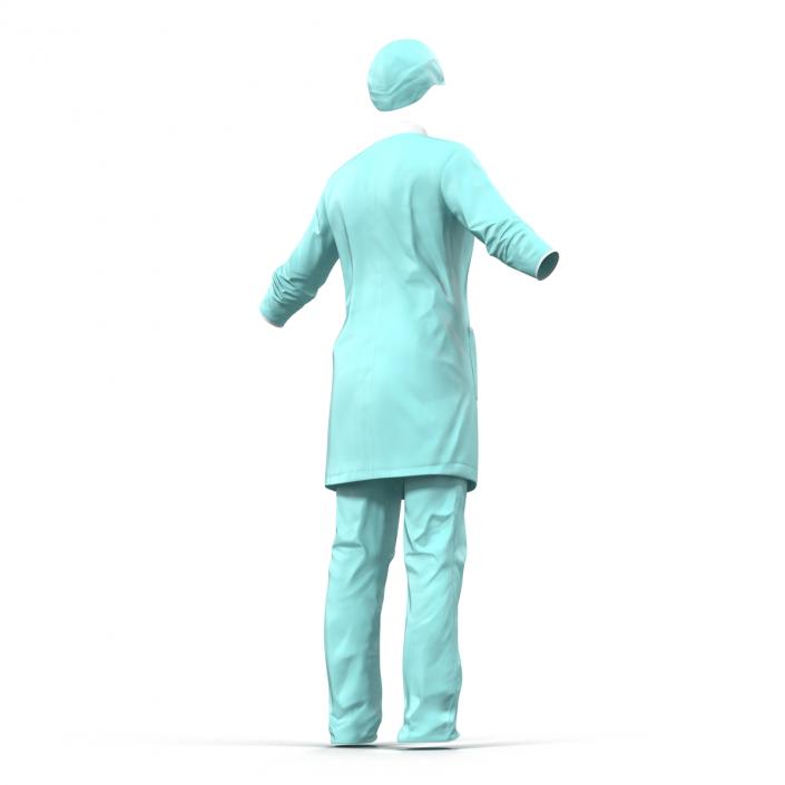 Female Surgeon Dress 3 3D