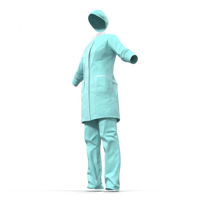 Female Surgeon Dress 3 3D