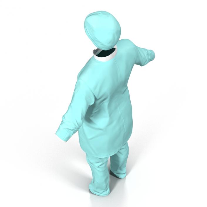 Female Surgeon Dress 3 3D