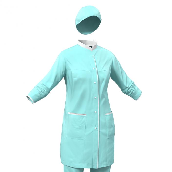 Female Surgeon Dress 3 3D