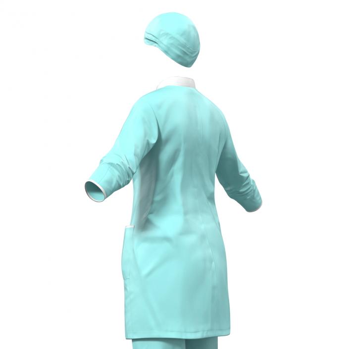 Female Surgeon Dress 3 3D