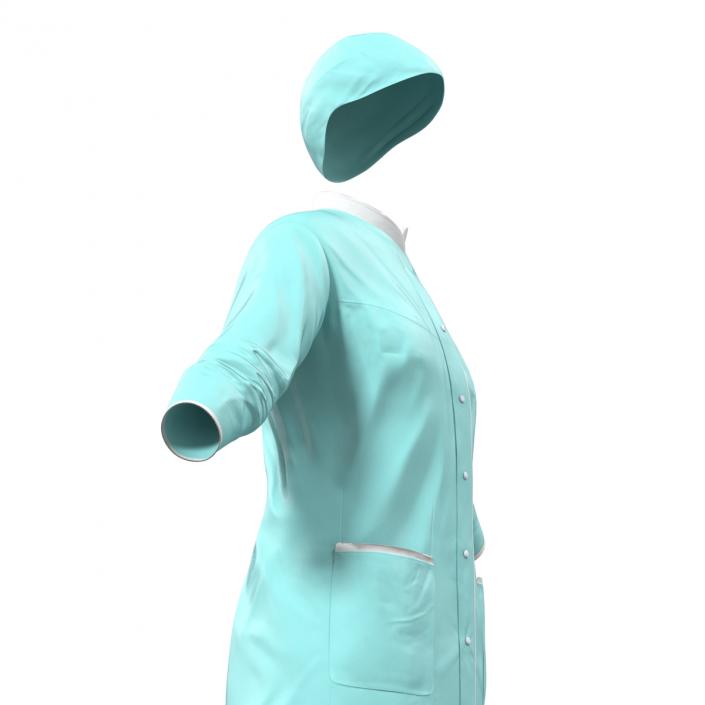 Female Surgeon Dress 3 3D