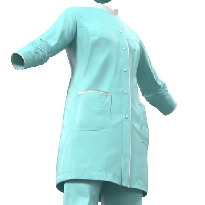 Female Surgeon Dress 3 3D