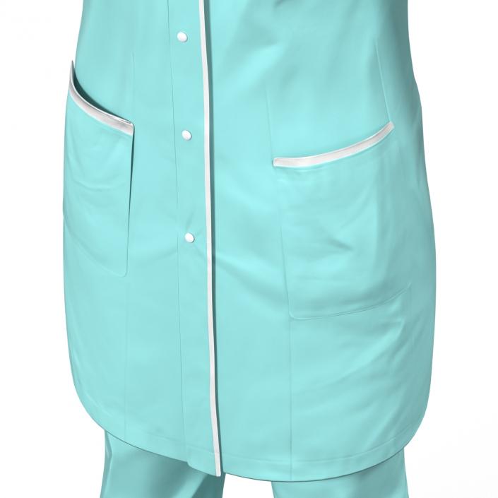 Female Surgeon Dress 3 3D