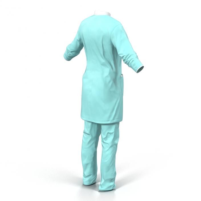 Female Surgeon Dress 4 3D