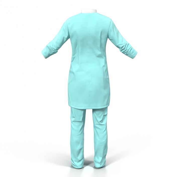 Female Surgeon Dress 4 3D