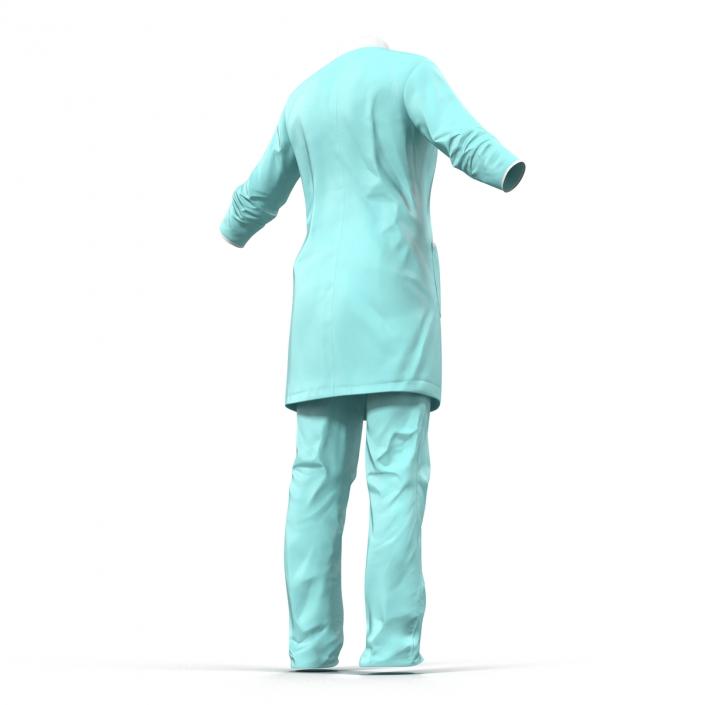 Female Surgeon Dress 4 3D