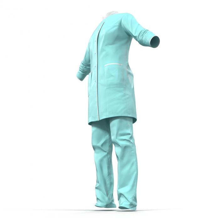 Female Surgeon Dress 4 3D