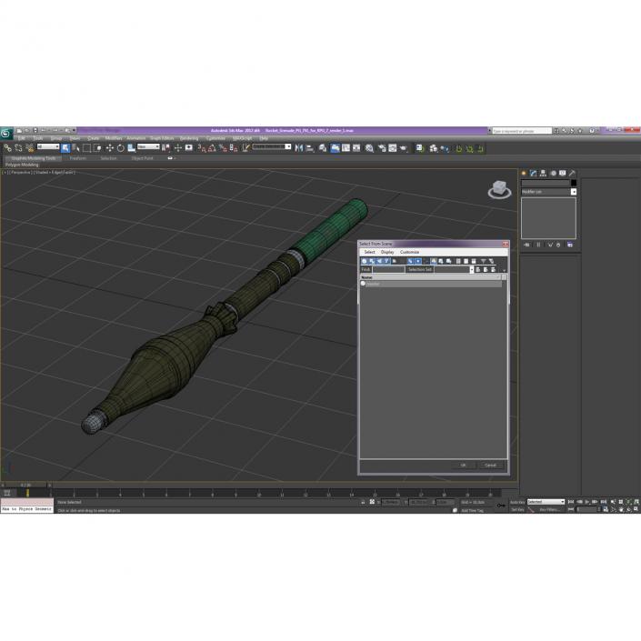 3D Rocket Grenade PG 7VL for RPG 7