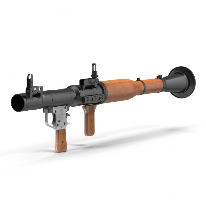 3D Portable Grenade Launcher RPG-7