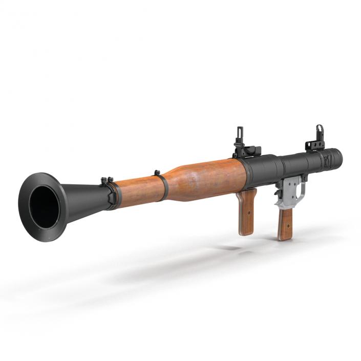 3D Portable Grenade Launcher RPG-7