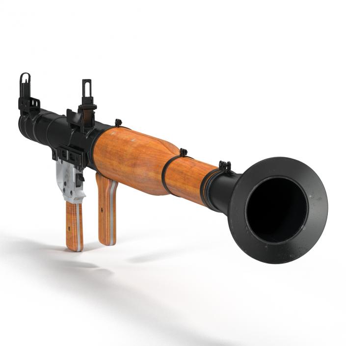 3D Portable Grenade Launcher RPG-7