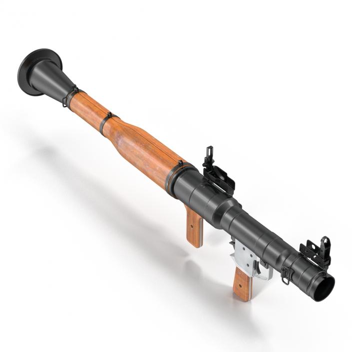 3D Portable Grenade Launcher RPG-7