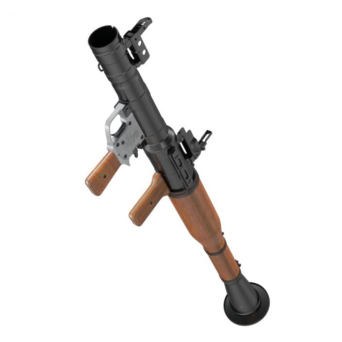 3D Portable Grenade Launcher RPG-7