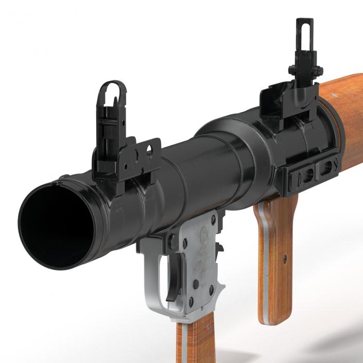 3D Portable Grenade Launcher RPG-7