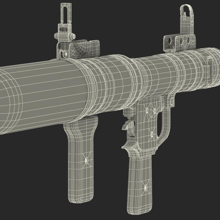 3D Portable Grenade Launcher RPG-7