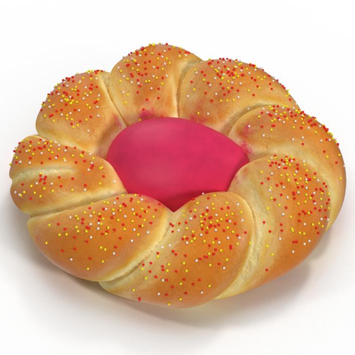 Easter Bread 3D