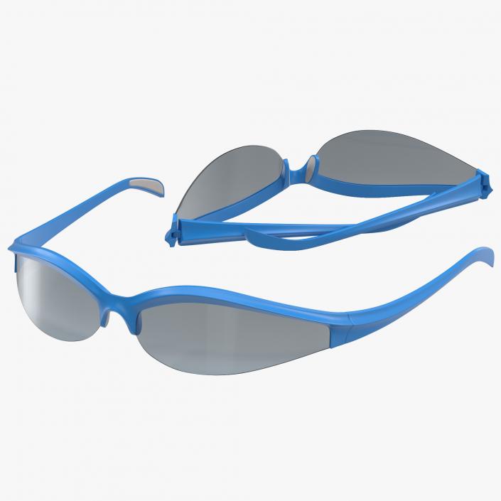 Sport Glasses 3 3D Models Set 3D model