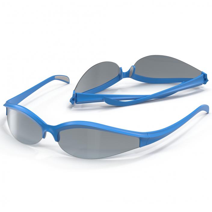 Sport Glasses 3 3D Models Set 3D model