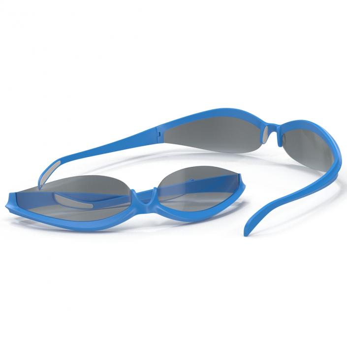 Sport Glasses 3 3D Models Set 3D model