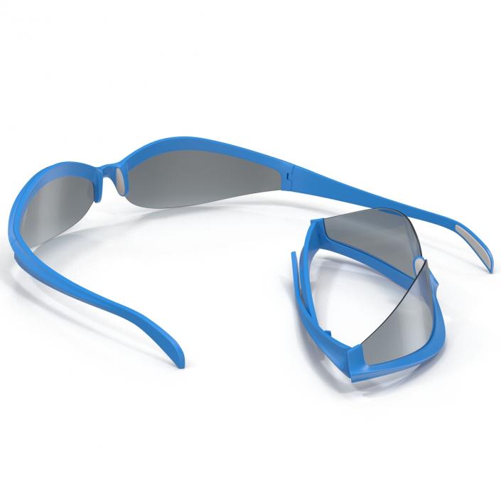 Sport Glasses 3 3D Models Set 3D model