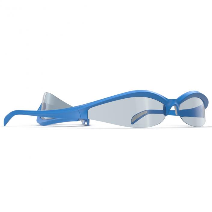 Sport Glasses 3 3D Models Set 3D model