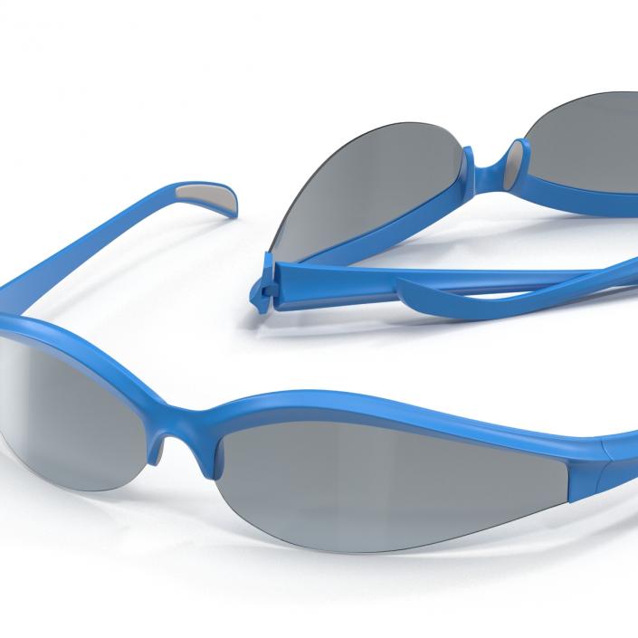 Sport Glasses 3 3D Models Set 3D model