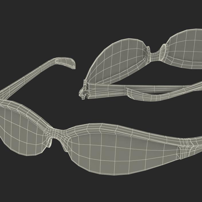 Sport Glasses 3 3D Models Set 3D model