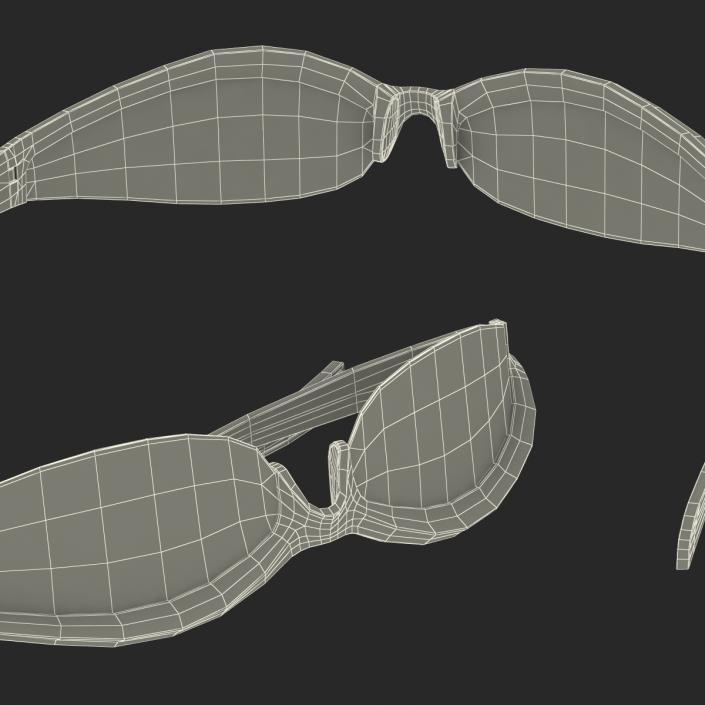 Sport Glasses 3 3D Models Set 3D model