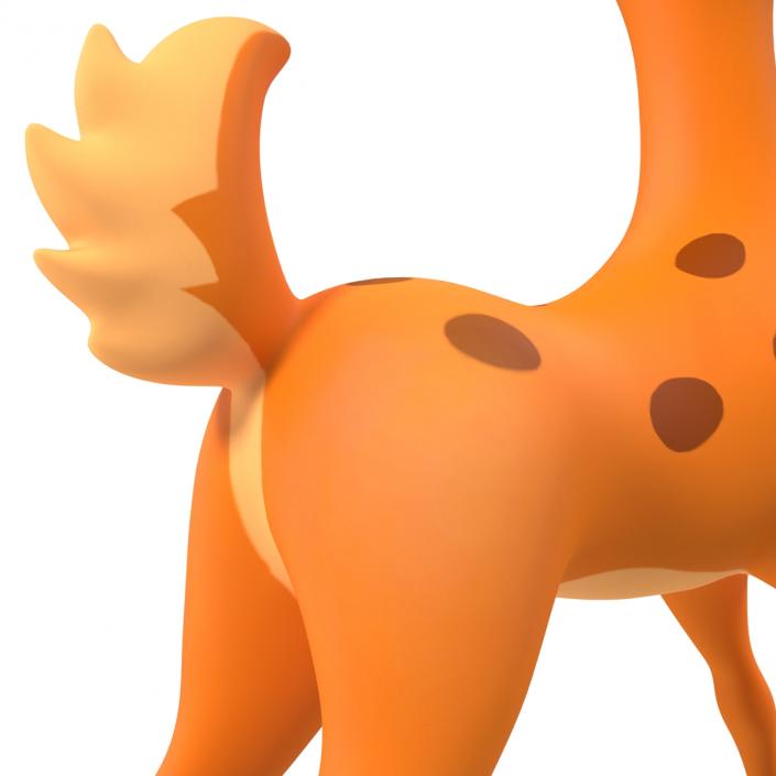 Cartoon Deer Rigged 3D model