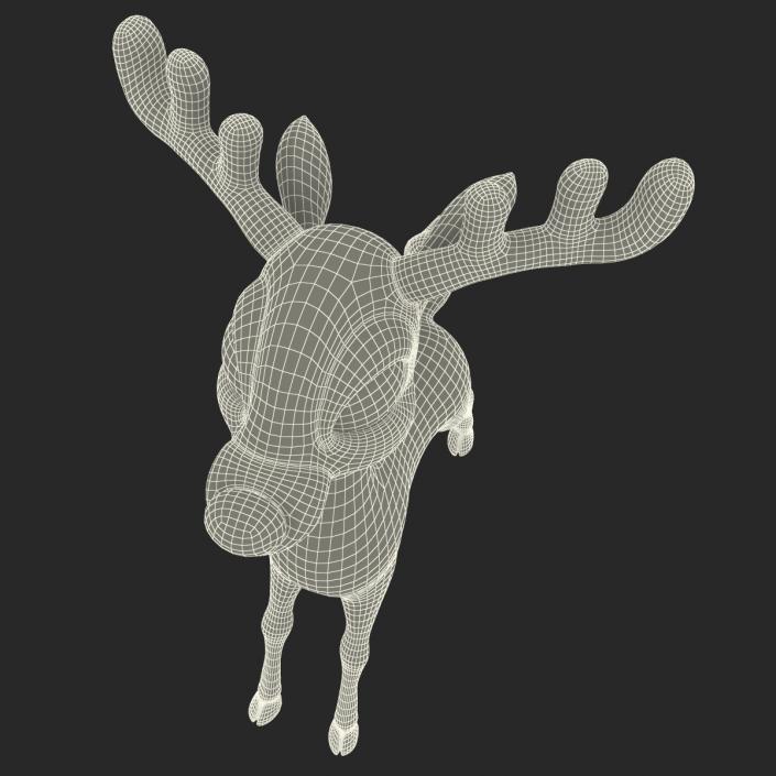 Cartoon Deer Rigged 3D model