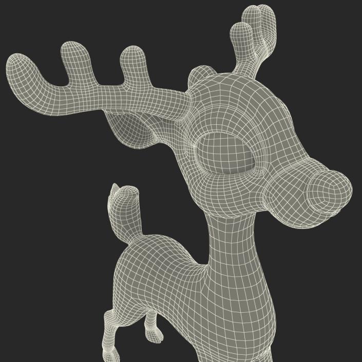 Cartoon Deer Rigged 3D model