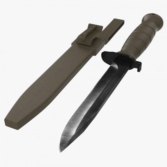 Military Field Knife 3D Models Set 3D model