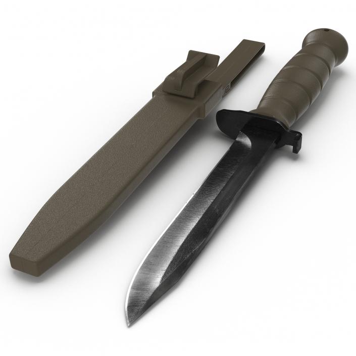 Military Field Knife 3D Models Set 3D model