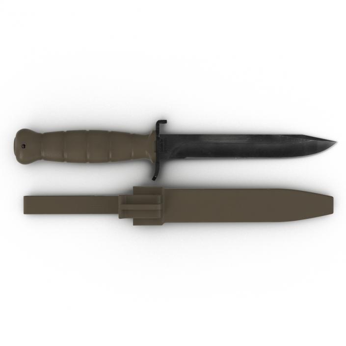 Military Field Knife 3D Models Set 3D model