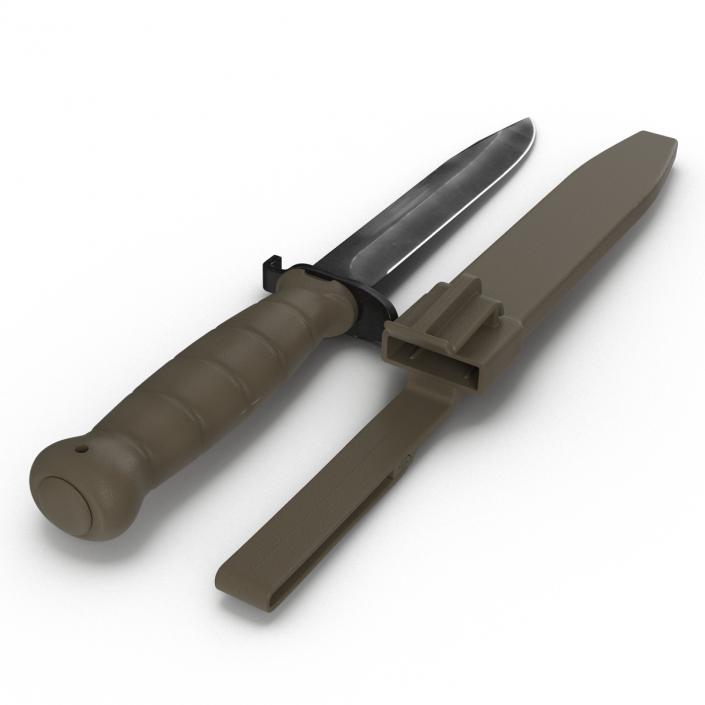 Military Field Knife 3D Models Set 3D model