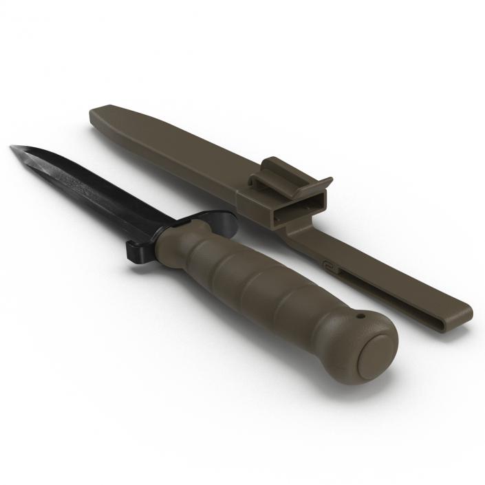 Military Field Knife 3D Models Set 3D model