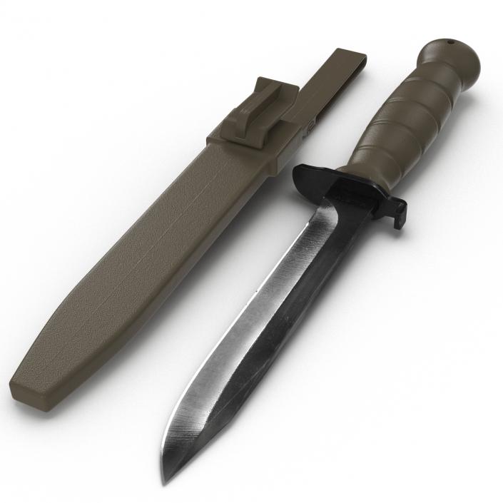 Military Field Knife 3D Models Set 3D model