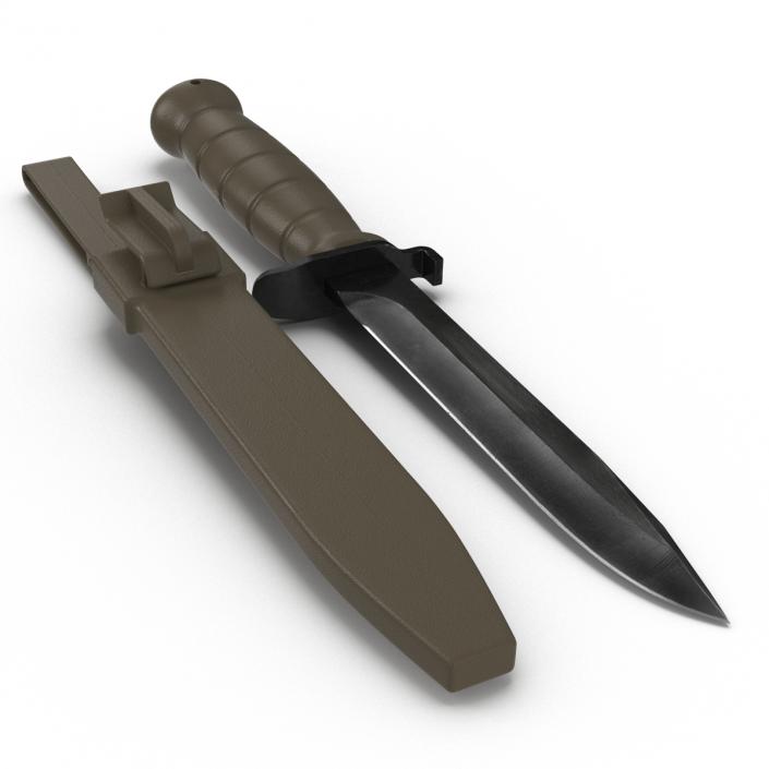 Military Field Knife 3D Models Set 3D model