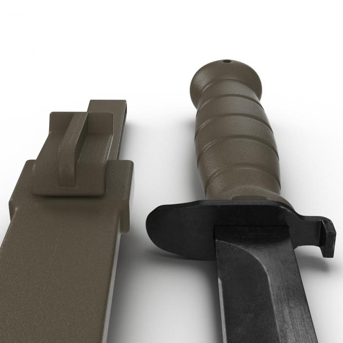 Military Field Knife 3D Models Set 3D model