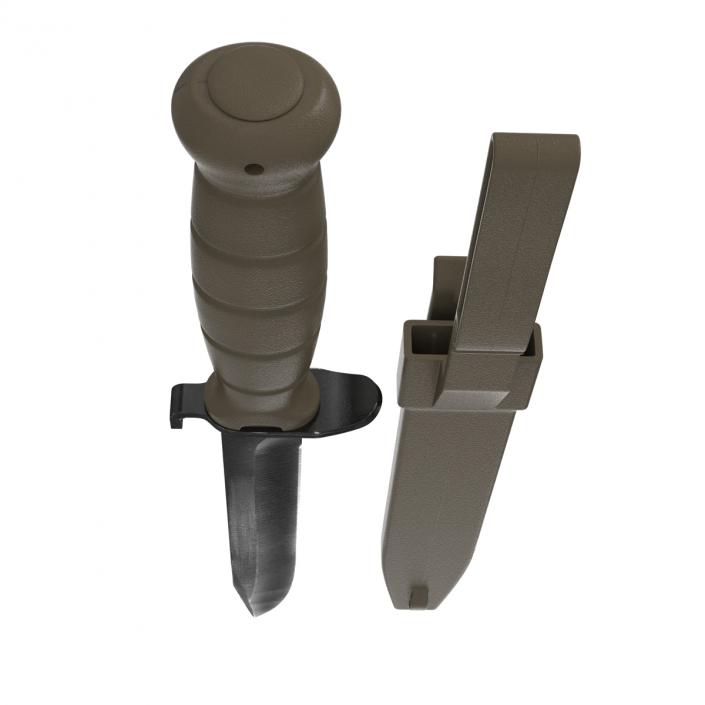 Military Field Knife 3D Models Set 3D model