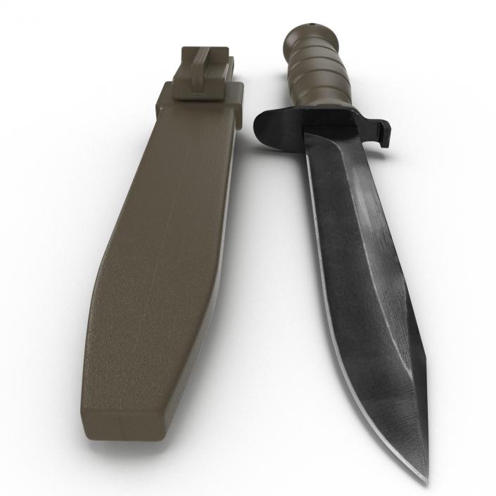 Military Field Knife 3D Models Set 3D model