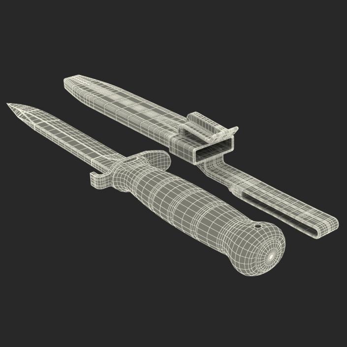 Military Field Knife 3D Models Set 3D model